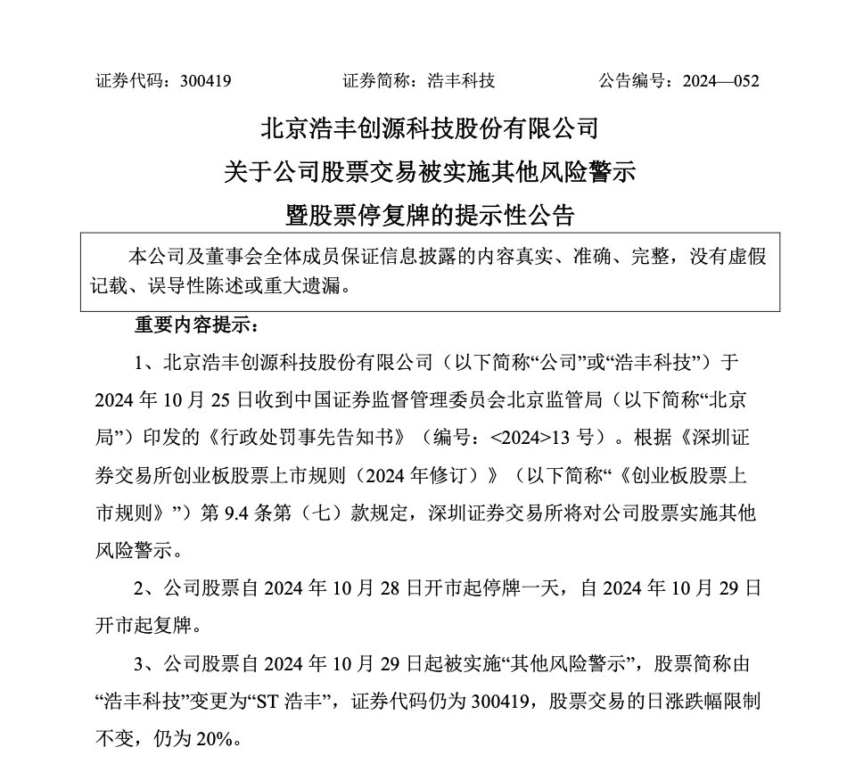 刚宣布！又一A股<strong></p>
<p>UBEX</strong>，突被ST！明日停牌