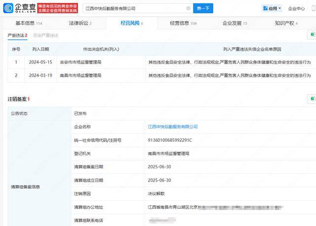 鼠头鸭脖涉事公司拟注销<strong></p>
<p>地基</strong>，决议解散