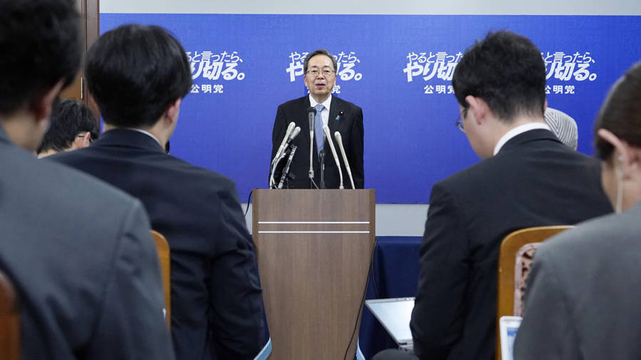 “离婚”后<strong></p>
<p>欧易okex平台</strong>，公明党不想跟任何在野党结盟，要将关键24席牢牢握在自己手里